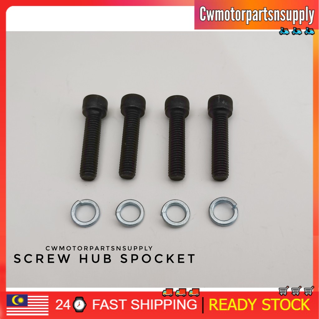 SCREW SPOCKET HONDA YAMAHA SPOCKET SCREW SET HONDA YAMAHA SCREW SPOCKET SET 1SET
