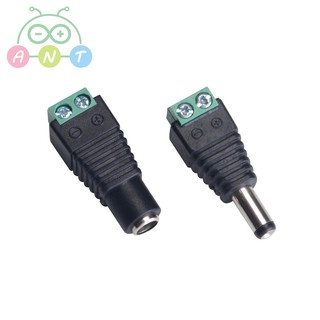 พร้อมส่ง-1 Pcs. DC Jack 5.5 x 2.1mm DC Power Male Female Jack Connector