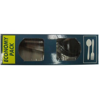 Tableware set SPOON FORK SET STAINLESS COLOR KIT 6PA Tableware Kitchen equipment ชุดอุปกรณ์บนโต๊ะอาหาร ชุดช้อนส้อมสเตนเล