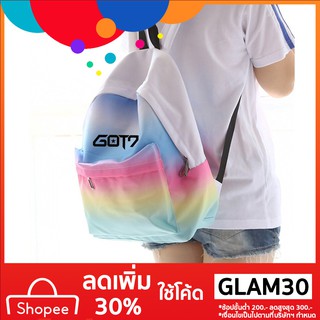 **โค้ด GLAM30 ลด 30%** GOT7 MARK JB bambam bag สไตล์คอลเลจ หนังสัตว์ กระเป๋าเป้สะพายหลัง นักเรียน กระเป๋านักเรียน เทรนด์