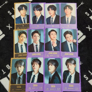 ของแท้ massage​ photo​ bts bangbangcon การ์ดบังทัน ราคาต่อใบ