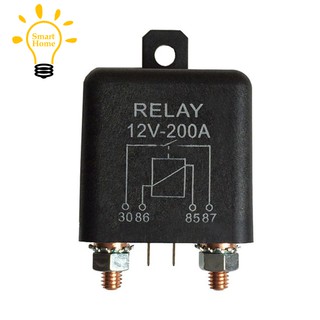 『★』12V 200A Normally Open 4 Pin Relay - Heavy Duty Automotive Marine Split Charge