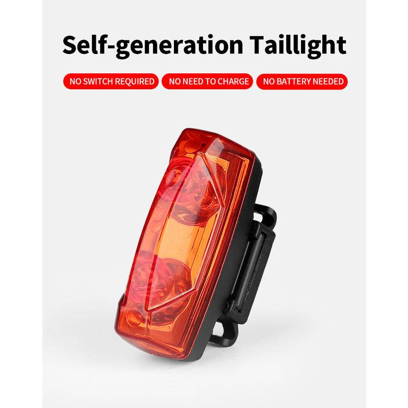 ไฟท้ายจักรยานเสือภูเขา แบบแม่เหล็ก ไม่มีแบตเตอรี่ และไม่มีที่ชาร์จ - รูปที่ 4