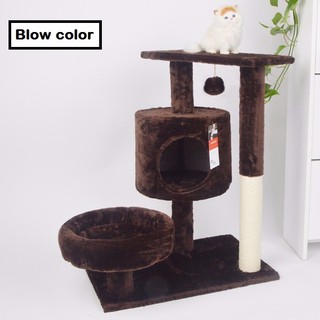 Inter Shop Lovecast คอนโดแมว บ้านแมว ต้นไม้แมว Cat Tree Cat toys Can condo Model CA011-DBROWN