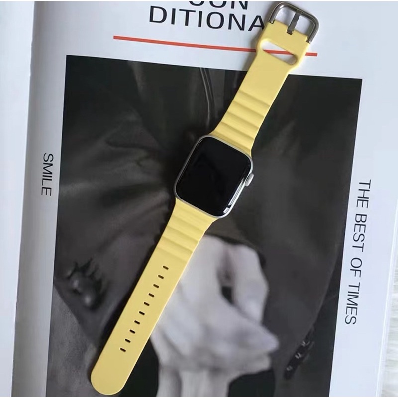 nim  สาย appl. watch งานใหม่ งานดี  สําหรับ Appl Watch  สาย สีมาใหม่ series 7 6 SE 5 4 3 2 1 สายแอปเปิลวอช สายนาฬิกา - รูปที่ 3