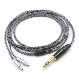 สายเคเบิลหูฟัง 6.35 4 pin Xlr 4.4 2.5 มม. 3.5 แจ็ค 8 แกน เป็นหูฟัง สําหรับ Sennheiser hd 800 s hd800 hd800s