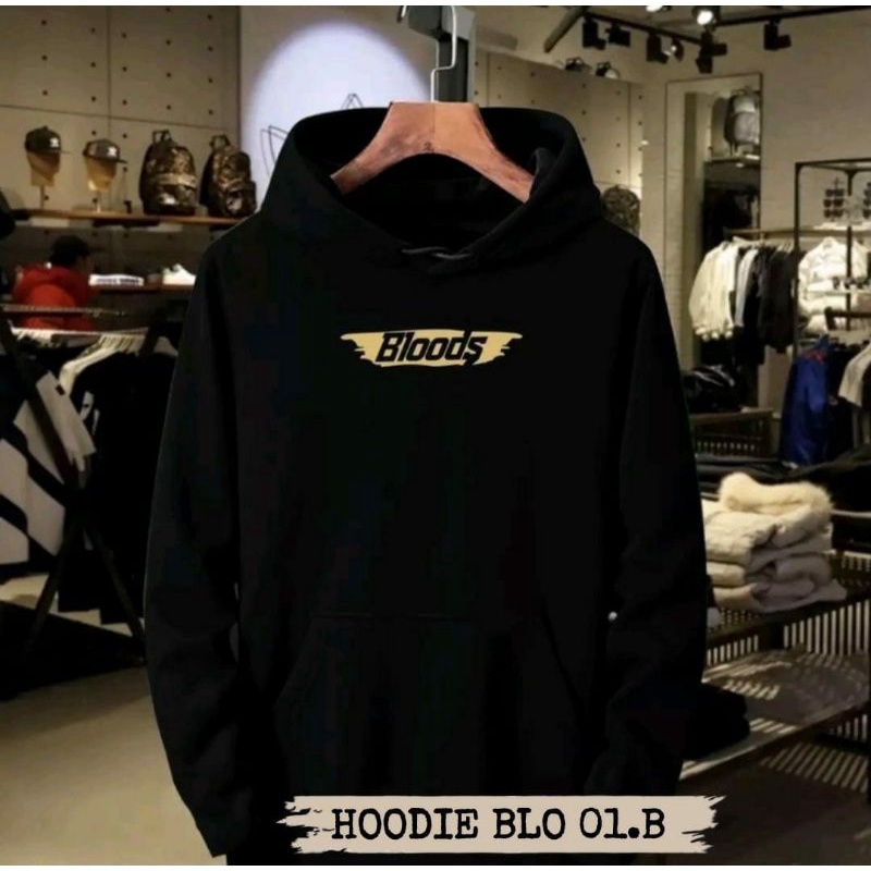 Bloods Distro Hoodie Jacket Bloods Jumper ผู้ชายผู้หญิง L XL XXL XXXL