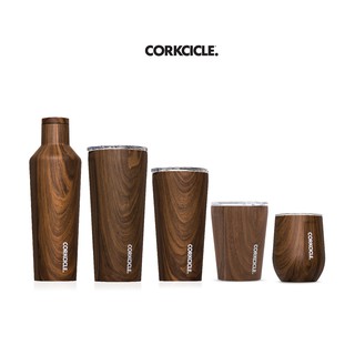 CORKCICLE ขวดน้ำ-แก้วน้ำสแตนเลสสูญญากาศ 3 ชั้น รุ่น WALNUT WOOD