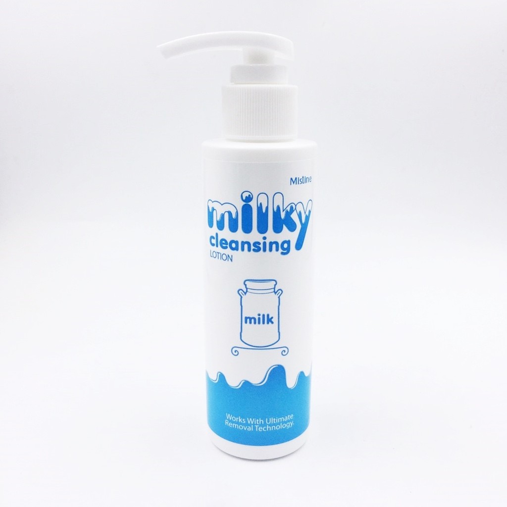 Mistine Milky Cleansing Facial Lotion 100 ml. มิสทิน มิลค์กี้ เคล็นซิ่ง เฟเชียล โลชั่น โฟมล้างหน้า