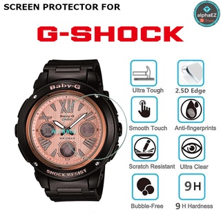 Casio G-Shock BGA-153M-1B Series 9H ฟิล์มกระจกนิรภัยกันรอยหน้าจอนาฬิกา BGA153