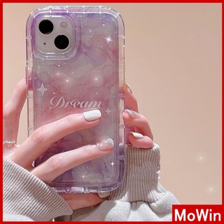 Mowin - เข้ากันได้สำหรับ เคสไอโฟน เคสไอโฟน11 เคสโทรศัพท์ iphone 14 pro max 14 Plus สำหรับ iPhone 14 Pro Max เคส iPhone TPU เคสใส เคสนิ่ม ถุงลมนิรภัยกันกระแทก ดาวสีม่วงไล่โทนสี สำหรับ iPhone 13 Pro Max 12 Pro Max 11 Pro Max 7plus XR xs max 6sPlus