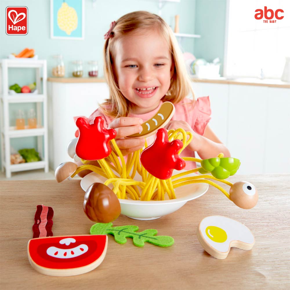 Hape ของเล่นไม้ ของเล่นทำอาหาร เจ้าสปาเก็ตตี้ตัวป่วน Silly Spaghetti ของเล่นเสริมพัฒนาการ 3 ขวบ ขึ้นไป รูปที่ 8