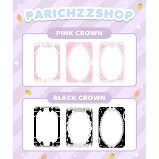 🎀(พร้อมส่ง) Set Crown เฟรมการ์ดใส เฟรมการ์ดใสแบบวางทับการ์ด