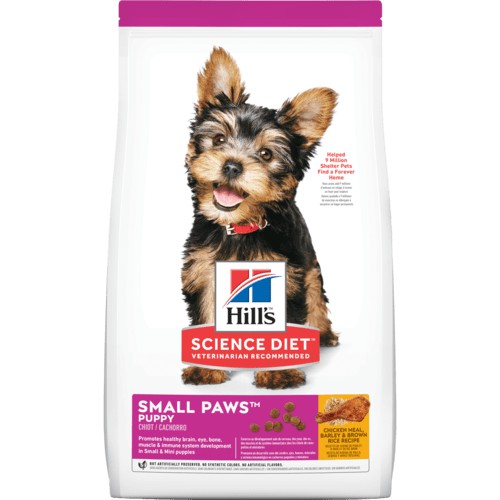 Hill’s Science Diet Puppy Small Paws สำหรับลูกสุนัขพันธุ์เล็ก 1.5kg