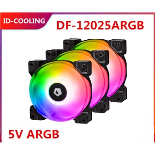 FAN CASE (พัดลมเคส) ID COOLING DF-12025-ARGB TRIO