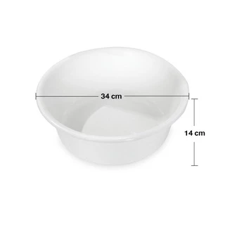 Nanny Micro+ กะละมัง กะละมังซักผ้าอ้อมเด็ก กะละมังอเนกประสงค์ ขนาด ∅35 cm. และ ∅45 cm. มี Microban ป้องกันแบคทีเรีย