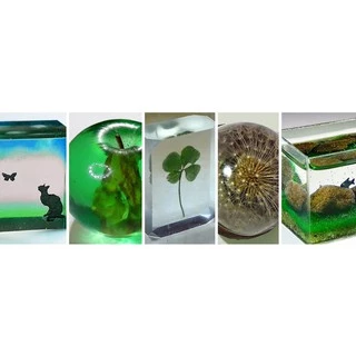 [ถูกที่สุด] น้ำยาเรซิ่นอีพ๊อกซี่ (epoxy resin) แบบใส DIY ง่าย ๆ