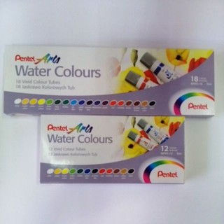 สีน้ำเพนเทลมี12สี​หรือ18สีให้เลือก