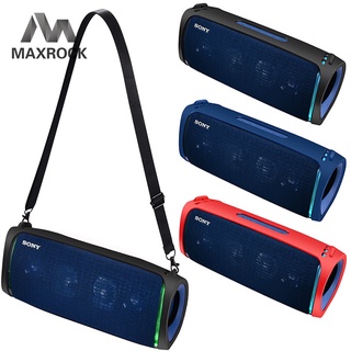 Maxrock เคสซิลิโคน พร้อมสายคล้องไหล่ สําหรับลําโพงบลูทูธ Sony Srs-Xb43