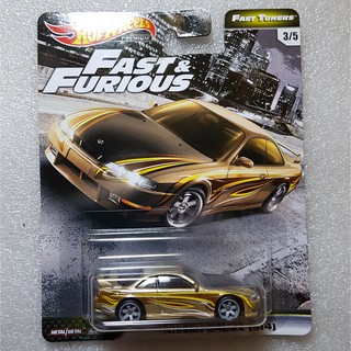 hotwheels Fast&amp;Furious Nissan 240SX S14 ล้อยาง