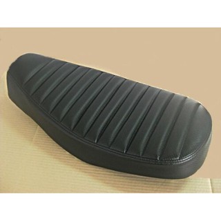 SUZUKI TS100 TS100C CAFE SEAT COMPLETE "BLACK" // เบาะมอเตอร์ไซค์ สีดำ สินค้าคุณภาพดี