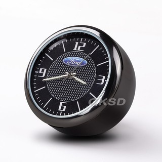 รถยนต์นาฬิกาควอตซ์นาฬิกาส่องสว่างนาฬิกาสําหรับตกแต่งรถยนต์ Car Clock for FORD Logo FIESTA FOCUS MONDEO ECOSPORT EVEREST KUGA S-MAX Luminous Auto Car Quartz Clock Car decoration