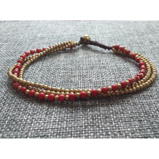 สร้อยข้อเท้า กำไลข้อเท้า แฮนด์เมด , Anklet Handmade , Ank036