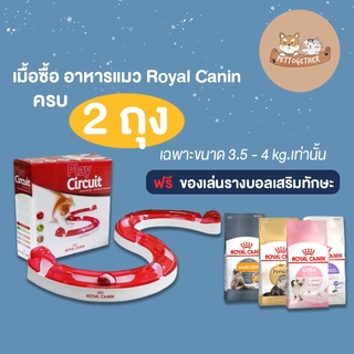 รางบอล เสริมทักษะ เมื่อซื้อ อาหารแมว Roayal Canin 3.5-4 kg ครบ 2 ถุง รับฟรี 1 อัน