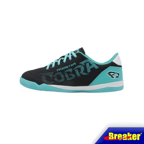 Breaker รองเท้าฟุตซอลเบรกเกอร์ Breaker Cobra Monster (BC011) สี Black-Green Size 38 - 44