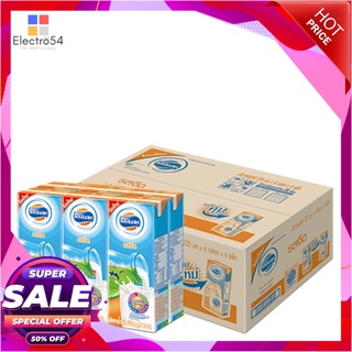 โฟร์โมสต์ นมยูเอชที รสจืด 225 มล. x 36 กล่องนมพร้อมดื่มForemost UHT Milk Plain Flavor 225 ml x 36 boxes