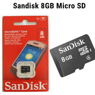 micro SDHC Card 8 GB Class 4 ของแท้