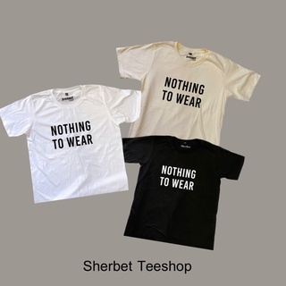 เสื้อยืดครอป8BWm   BLEACHED   ติดกระดุม เสื้อยืด nothing 2 wear |sherbet.teeshopS-5XL