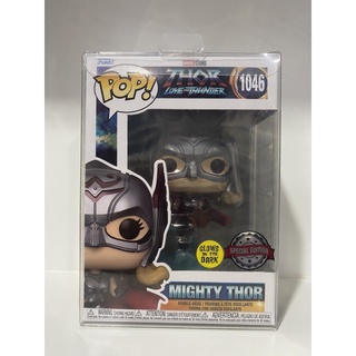 Funko Pop Mighty Thor Marvel Thor Love And Thunder Exclusive Glows In The Dark 1046