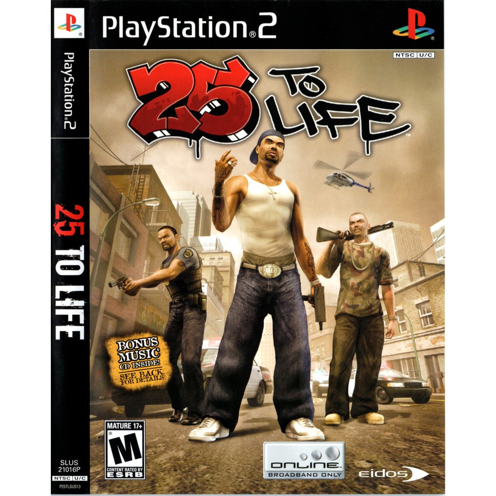 แผ่นเกมส์ 25 To Life PS2 Playstation2  คุณภาพสูง ราคาถูก