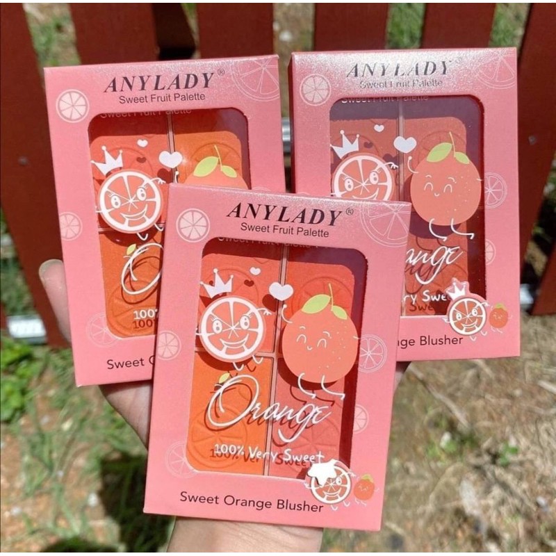 บลัชออนฝุ่น anylady 4 โทนสี