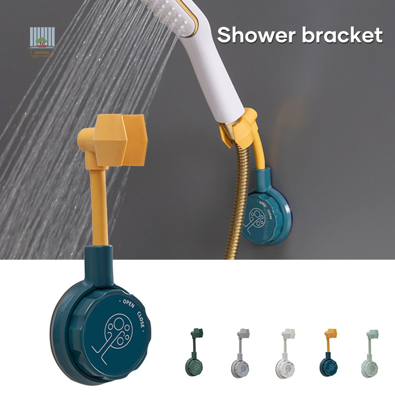 NU Universal Adjustable Shower Bracket 360 Swivel Wall Mount Punchfree