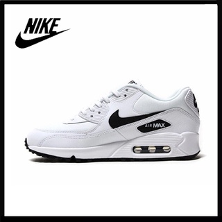 ของแท้อย่างเป็นทางการ Nike Air Max 90 รองเท้าผ้าใบผู้ชายและผู้หญิง