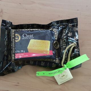 สบู่เคลียร์สปอต (Clear Spots Soap)ลดฝ้า กระ (สบู่มาดามเฮง)