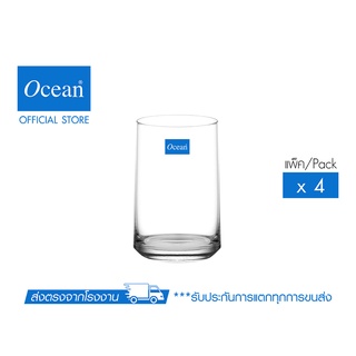 OCEAN แก้วน้ำ PATIO HI BALL 290 ML. (Pack of 4)