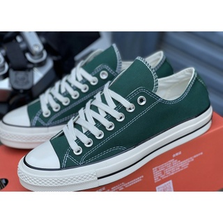 (ราคาพิเศษ) รุ่นสุดฮิตขายดี! รองเท้าผ้าใบหุ้มส้น Converse  FirstString 1970s Repro​ Low-Top สีเขียวเหนี่ยวทรัพย์ ส่งเร็ว