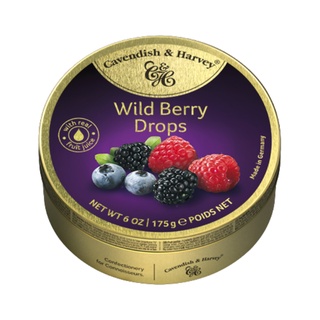 คาเวนดิช แอนด์ ฮาร์วีย์ ลูกอมรสผลไม้ป่า 175 กรัม - Wild Berry Drops 175g Cavendish &amp; Harvey brand