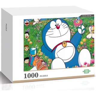 จิ๊กซอว์ไม้ ลายการ์ตูนโดราเอมอน คุณภาพสูง 1000 ชิ้น