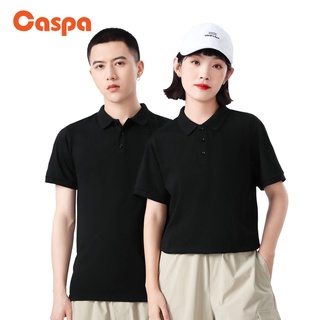 Caspa รุ่น PL-395 เสื้อโปโลสีพื้น เสื้อคอปก เสื้อยืดแขนสั้น เสื้อโปโลราคาถูก สามารถใส่ได้ท้งผู้หญิง ผู้ชาย