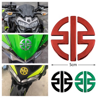 สติกเกอร์โลโก้ 3D แบบนิ่ม มีกาวในตัว สําหรับรถจักรยานยนต์ Kawasaki Ninja H2 Z900 Z800 H2R z125 Z250 