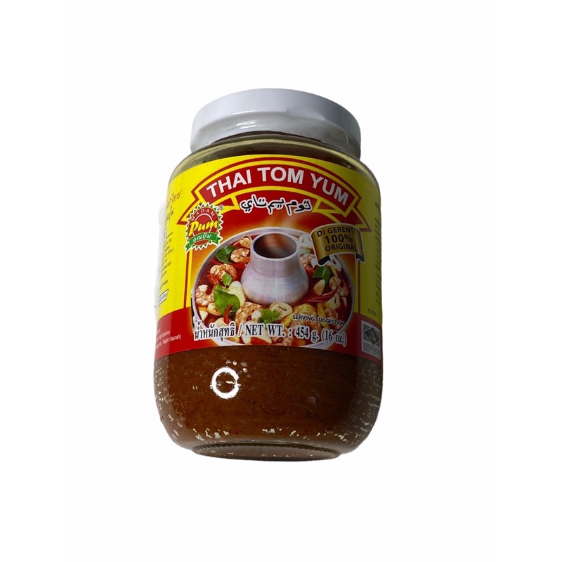 น้ำพริกต้มยำไทย ตรา มาดามปุ้ม THAI TOM YUM Madam PUM 454g,16OZ ขนาดกลาง M 1 ขวด/ บรรจุ454g ราคาพิเศษ ราคาถูก Shopee Lazada