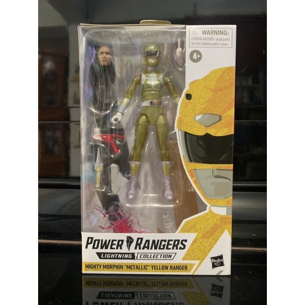 Power Rangers Lightning Collection Mighty Morphin “Metallic” Yellow Ranger