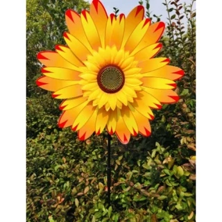 กังหันลมดอกทานตะวัน ขนาด 36 cm สีสันสดใส สวย แข็งแรงทนทาน ราคาถูกที่สุดด