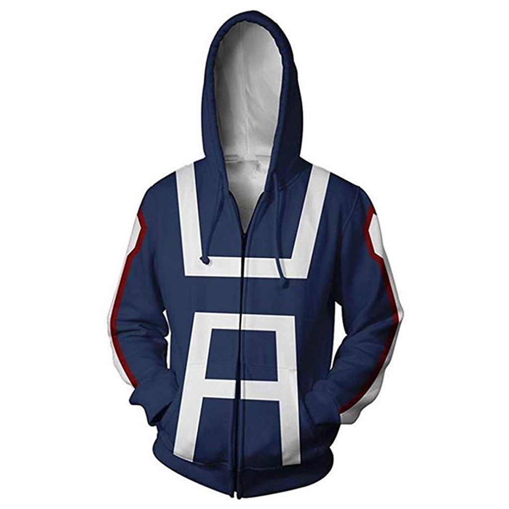 ใหม่ 3D พิมพ์ My Hero Academia Hoodies ผู้ชายแฟชั่น รูปที่ 2
