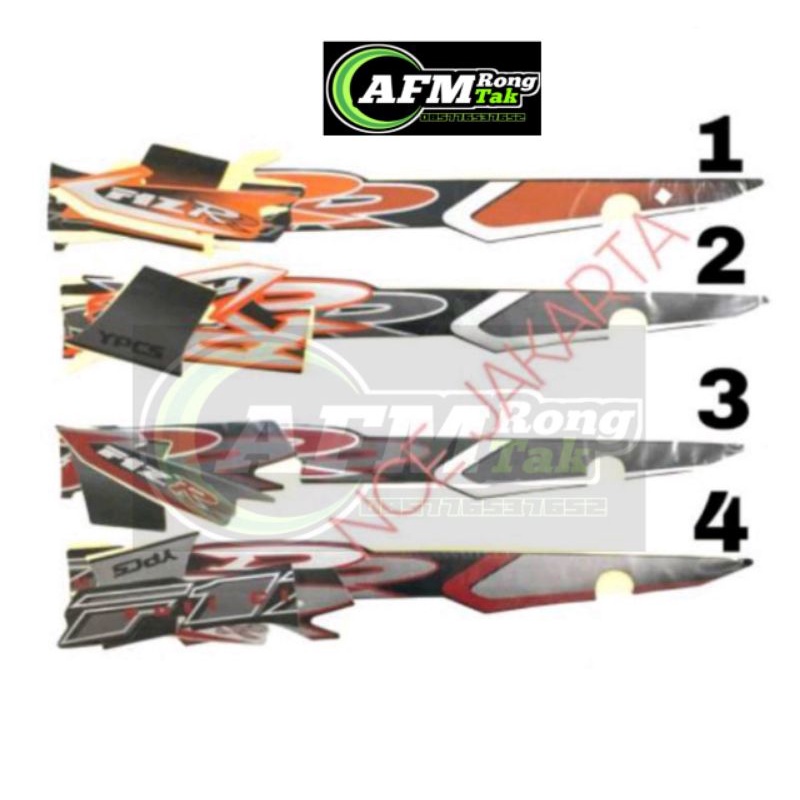 F1ZR Fizr FIZR F1ZR สติ๊กเกอร์แถบ 2001 - 2002