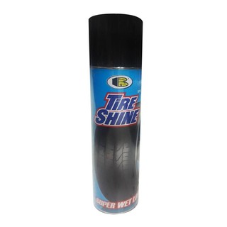 Car care solution BOSNY TIRE SHINE SPRAY 550ML Car accessories Hardware hand tools น้ำยาดูแลรถยนต์ สเปรย์เคลือบเงายาง BO